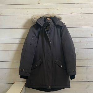 Moose Knuckles Jacket with Fur Trimmed Hood - Classic Style